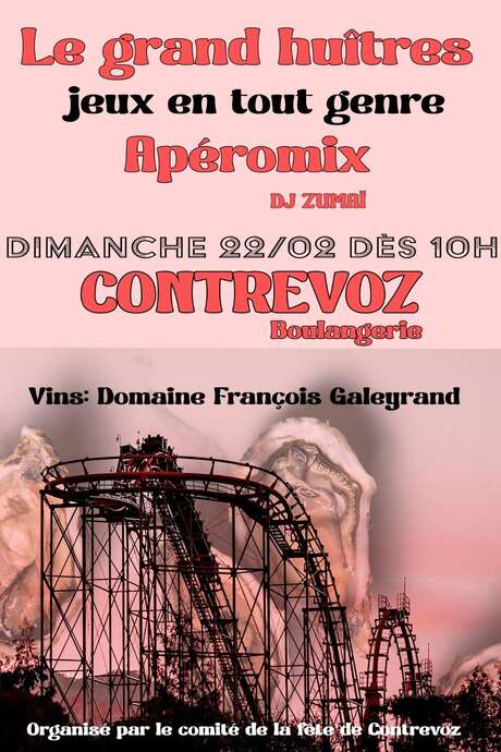 Animation festive : Le grand huitres (jeux et apéromix)