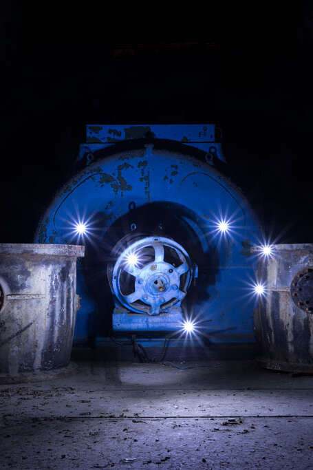 Exposition A Ciel Ouvert - créations en lightpainting - Venosc