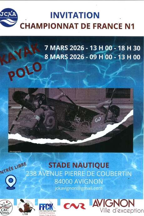 Championnat de France N1 kayak polo