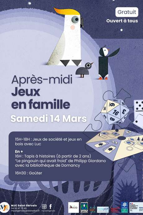 MJC - Family game afternoons