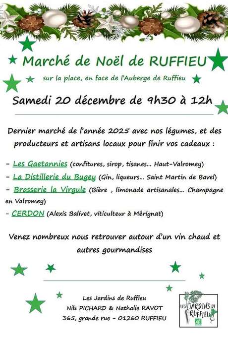 Marché de Noël à Ruffieu