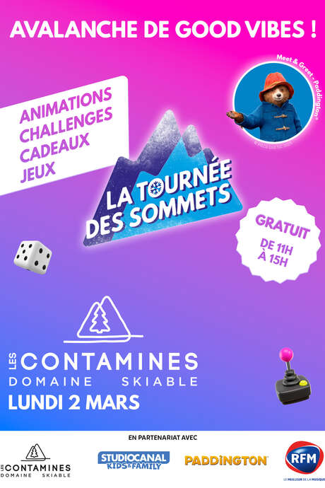 La Tournée des Sommets sur le domaine skiable