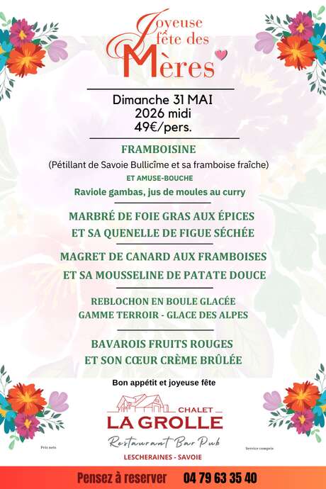 Fête des mères à la Grolle