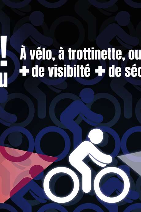 Animation visibilité à vélo  : brillez c'est bien vu