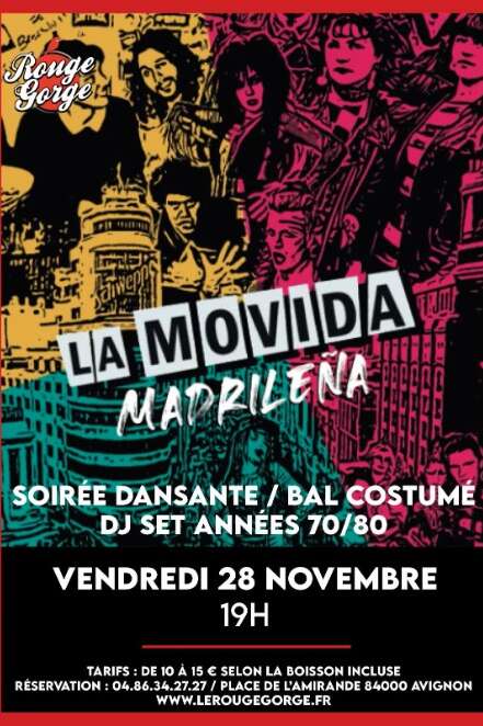 Movida Espanola: Tanzabend und Maskenball 70er-80er Jahre Movida Espanola: Tanzabend und Maskenball 70er-80er Jahre