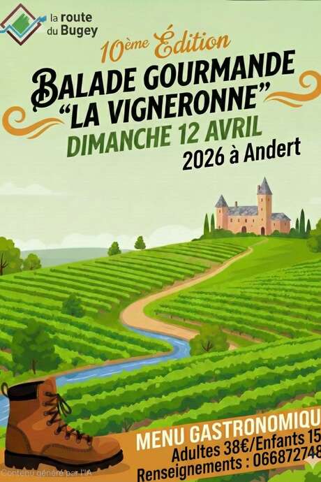 COMPLET : Balade gourmande : la Vigneronne - édition 2026