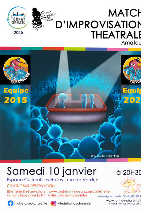 Theatrical improvisation match