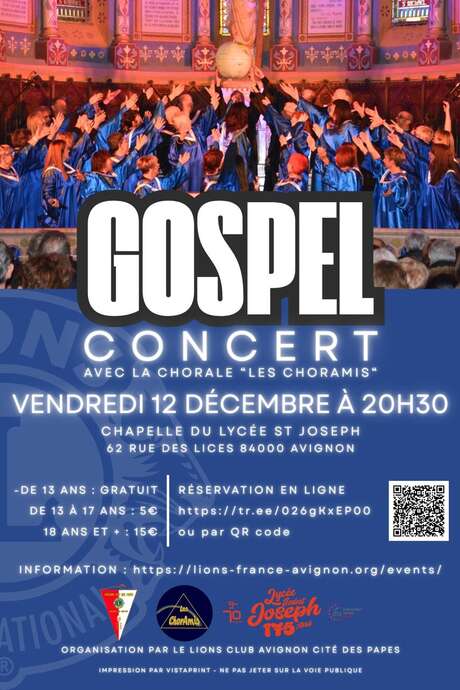 Concert gospel avec la chorale Les ChorAmis