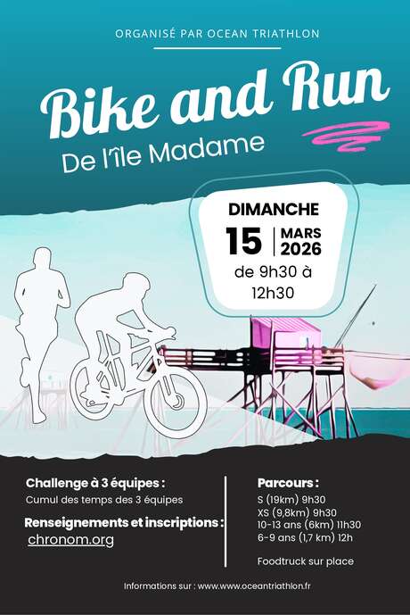 Radfahren und Laufen – Ozean-Triathlon