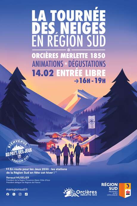 La tournée des neiges - Région Sud !