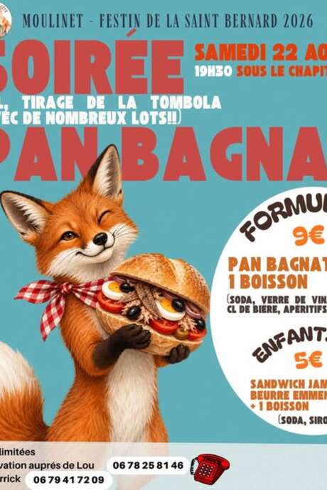 Festivités de la Saint Bernard : Soirée Pan Bagnat