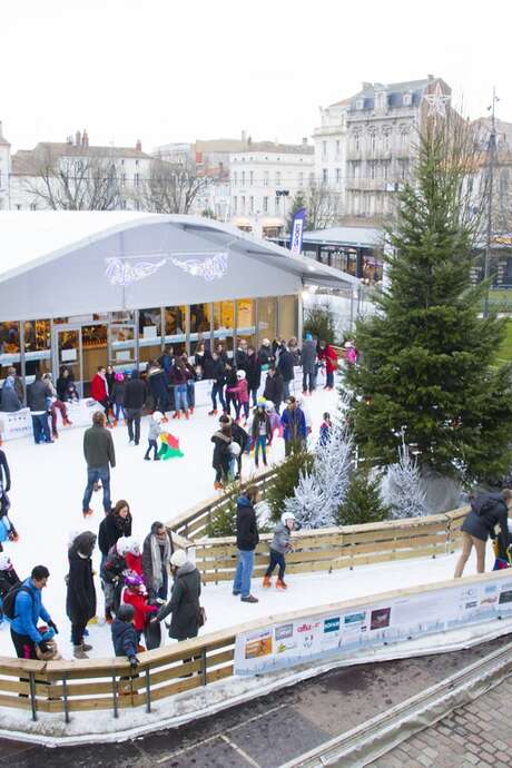 Die Eislaufbahn in Rochefort