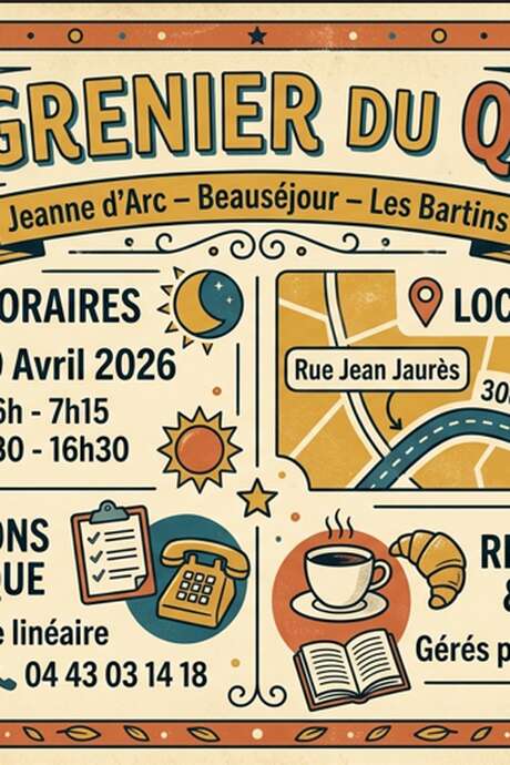 Premier vide-greniers solidaire du quartier Jeanne d'arc