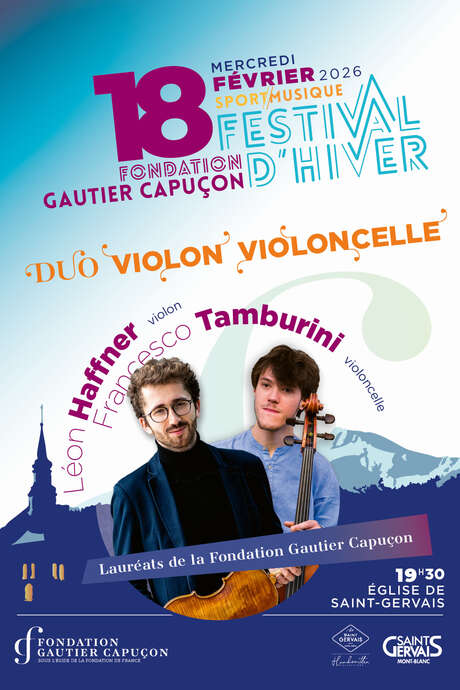 Duo violon violoncelle - Fondation Gautier Capuçon