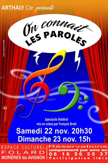 Théâtre "On connait les paroles" Théâtre "On connait les paroles"