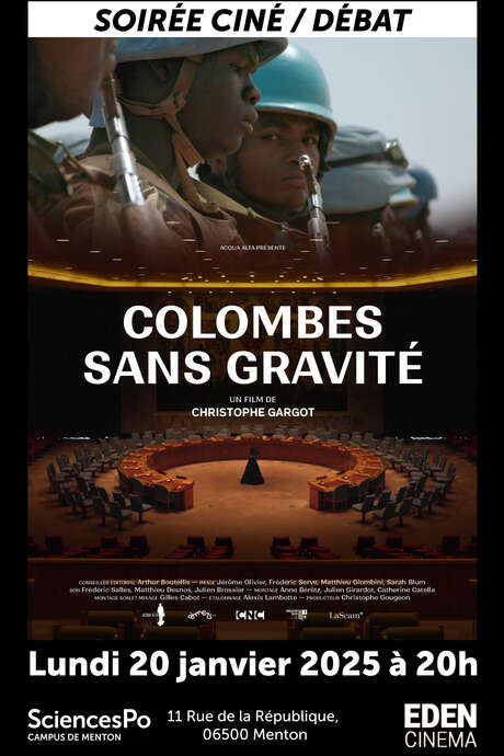 Projection cinéma "Colombes sans gravité"