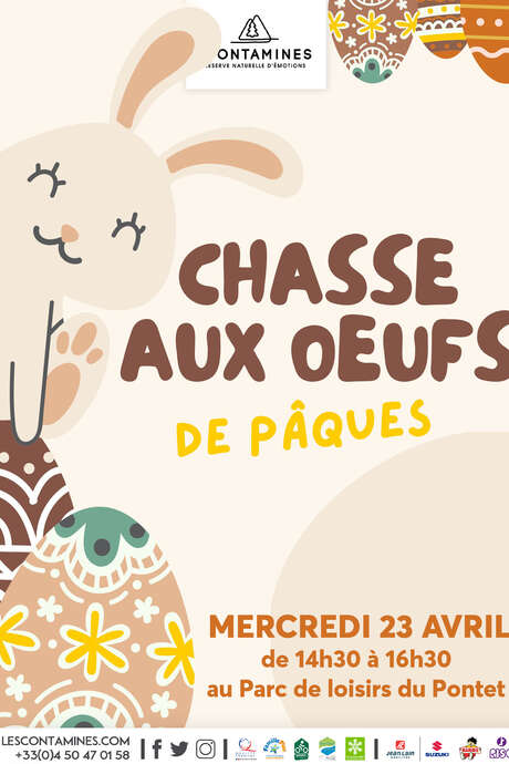Chasse aux œufs de Pâques au parc de loisirs du Pontet
