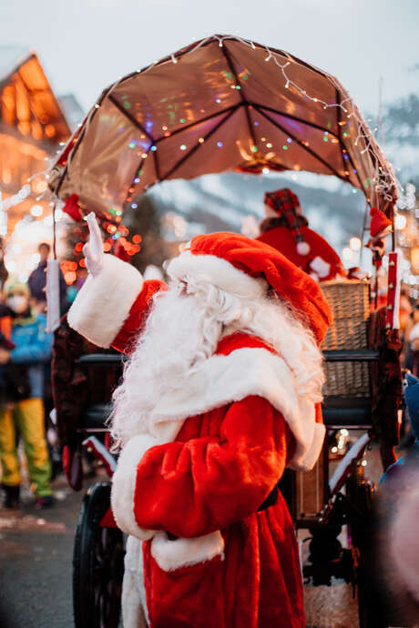 L'arrivée du Père Noël