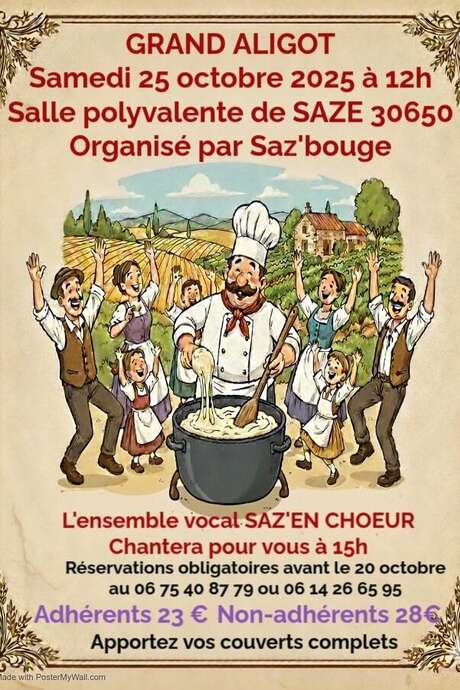 Concert de l'Ensemble vocal Saz'en Chœur