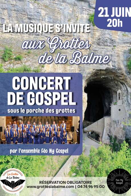 Fête de la musique aux Grottes de la Balme : concert de Gospel