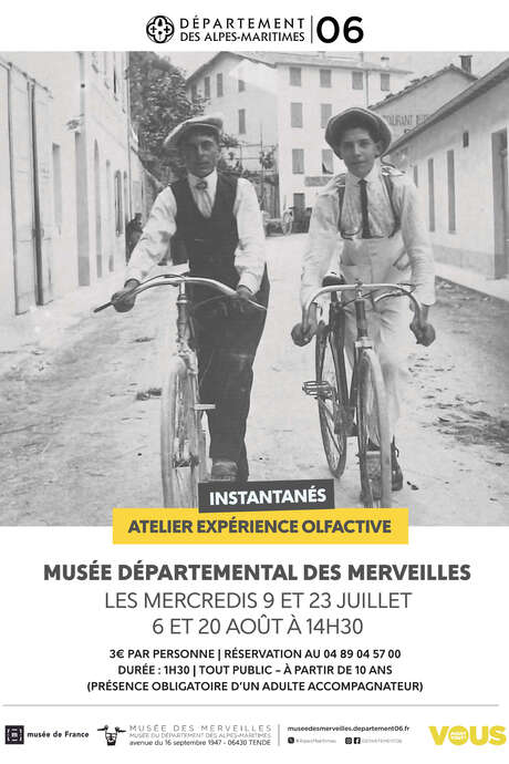 Atelier expérience olfactive : "Instantanés"