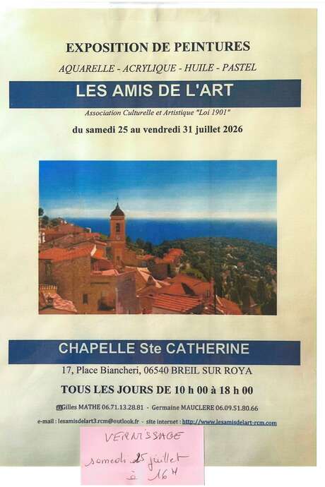 Exposition de peinture par les Amis de l'Art