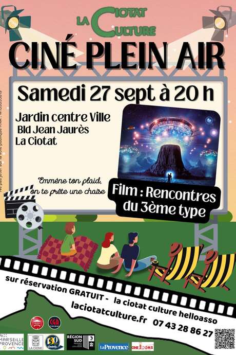 Cinéma en plein air - Rencontres du 3ème type
