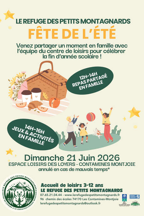 Fête de l'été avec le Refuge des Petits Montagnards