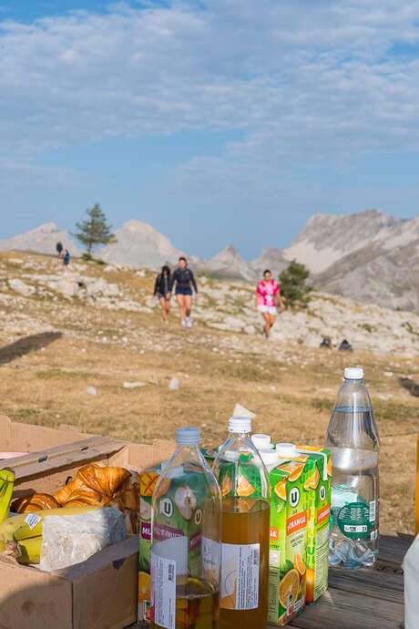 Petit déjeuner en altitude