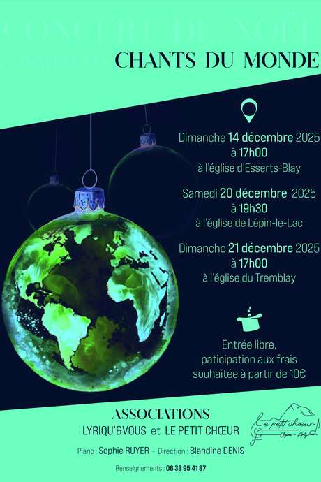 Concert de Noël : A travers les chants du monde