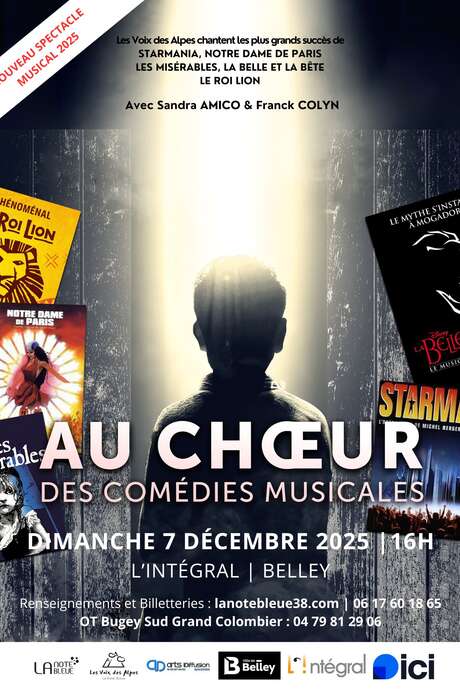 Concert : Au choeur des comédies musicales par la Voix des Alpes