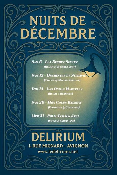 Veladas festivas en el Délirium