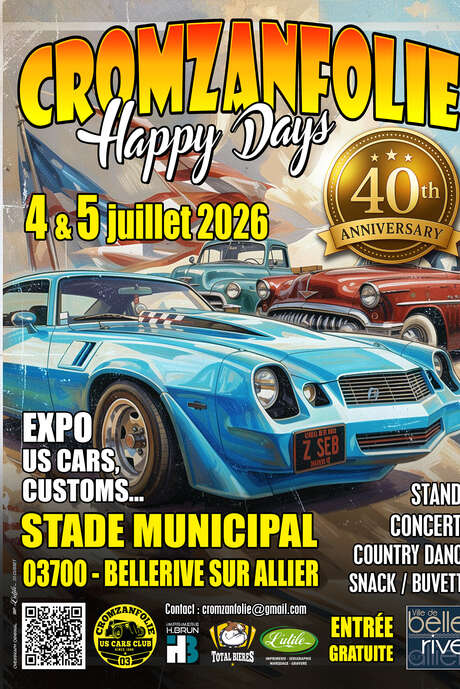 Cromzanfolie Happy Days 2026