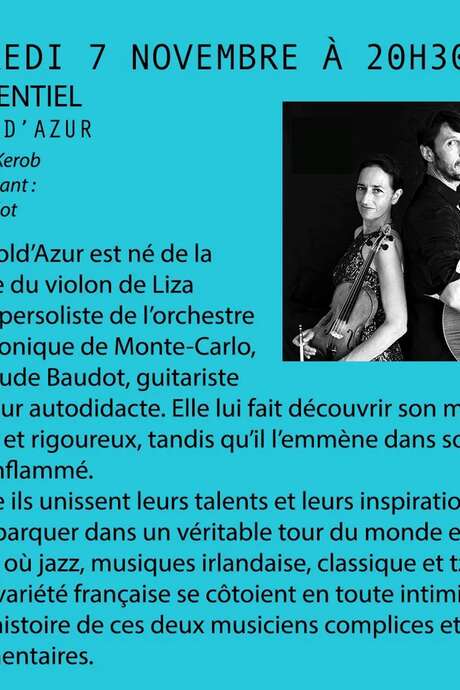Lavoir théâtre - Confidentiel / Duo Gold'Azur