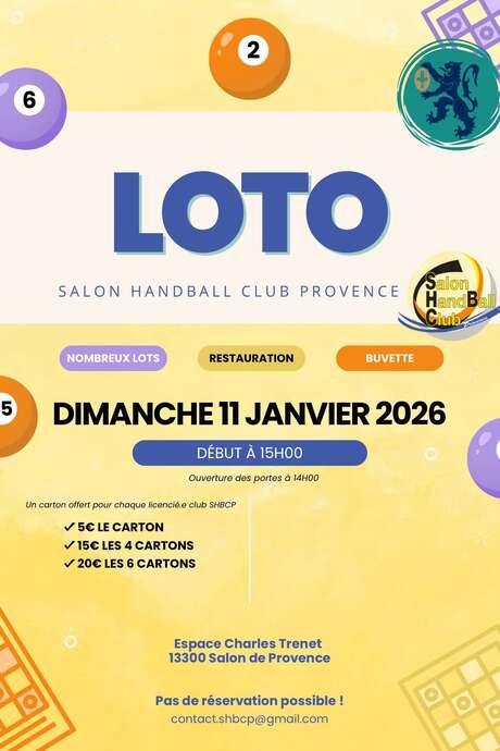 Loto : Salon Handball Club Provence