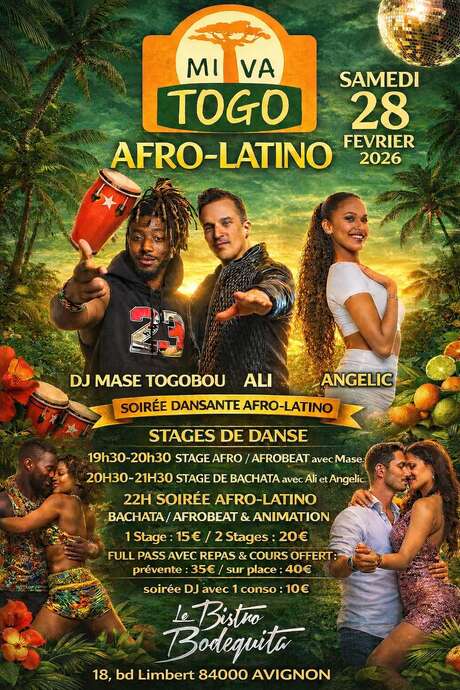 Soirée dansante afro-latino