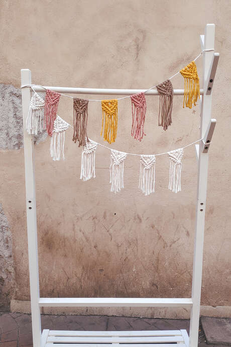 Atelier Macramé : Guirlande de fanions