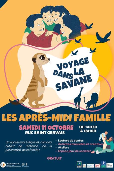 MJC - Les après-midi famille - Voyage dans la savane