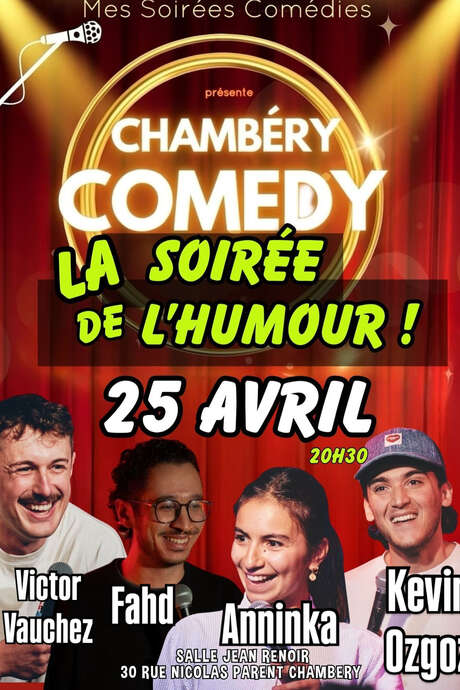Chambery Comedy: la grande soirée de l’humour