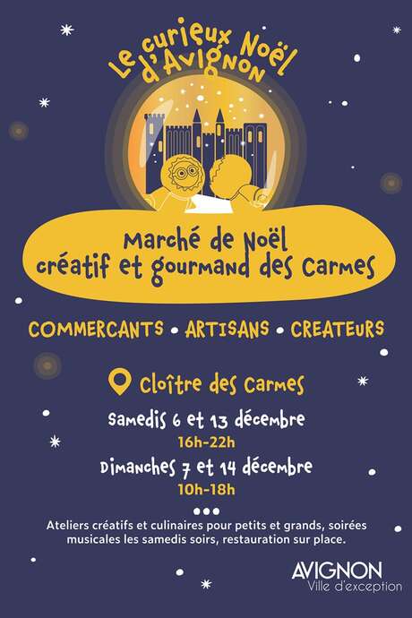 Mercado navideño creativo y gourmet en Les Carmes