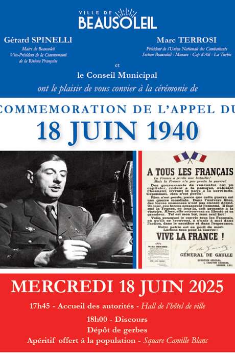 Gedenken an den Aufruf vom 18. Juni 1940