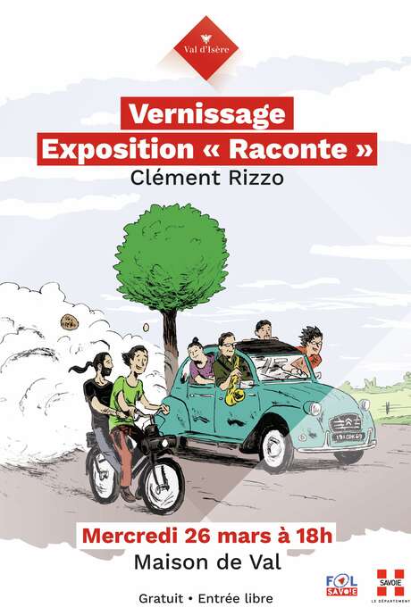 Vernissage / exposition "Raconte" de Clément Rizzo