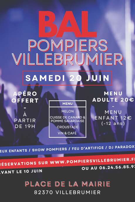 Bal des pompiers Villebrumier