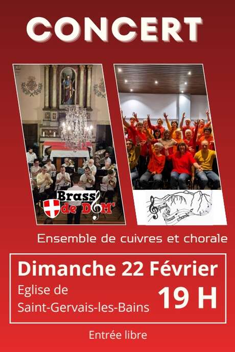 Concert - Ensemble de cuivres et chorale