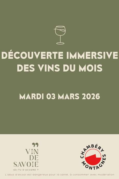 Atelier : découverte immersive des vins de Savoie