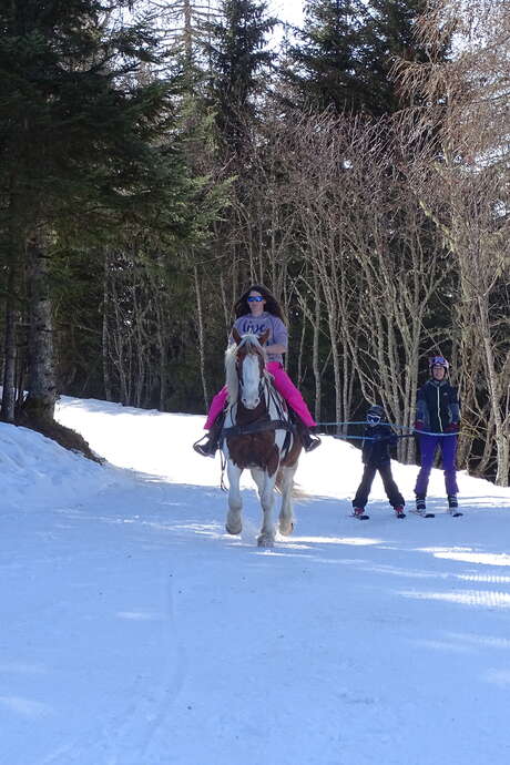 Initiation au ski-Joering au Collet