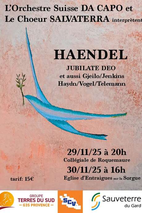 Concert Haendel à l'église d'Entraigues Concert Haendel à l'église d'Entraigues
