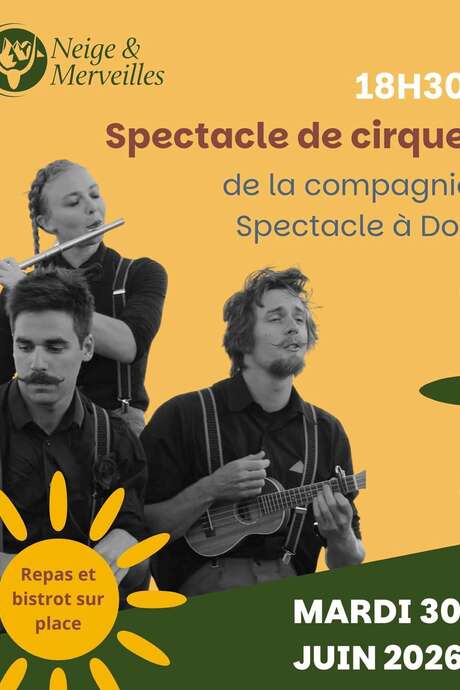 Spettacolo di circo a Neige & Merveilles