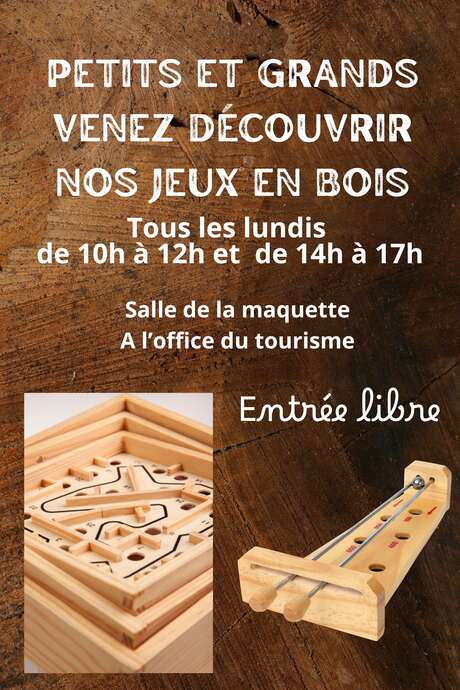 Jeux en bois pour petits et grands