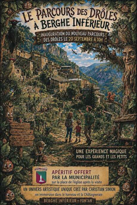 Inauguration du parcours des drôles